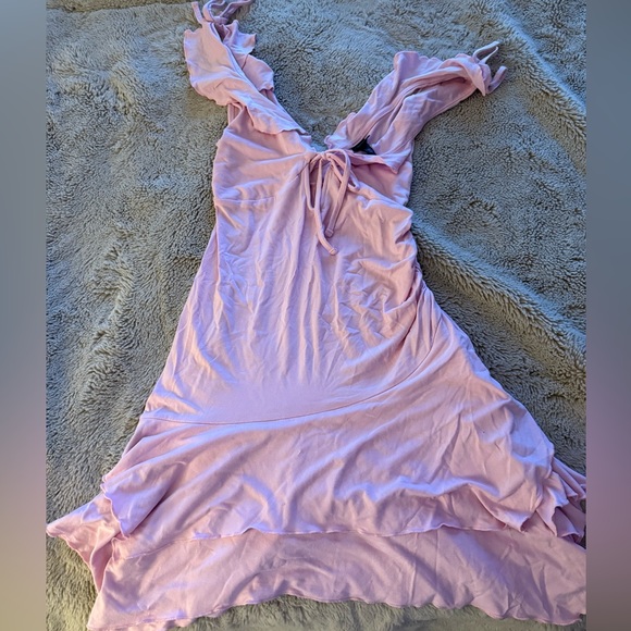 Wild Fable Pink Ruffled Dress - Picture 3 of 5